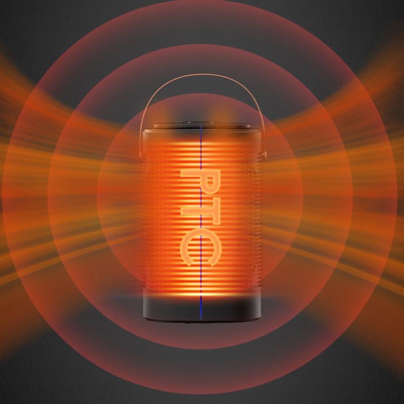 New Air Conditioner & Heater Remote Control Touch Screen Electric Timer Heater Home Desktop Shaking Head Heater PTC Quick Heat