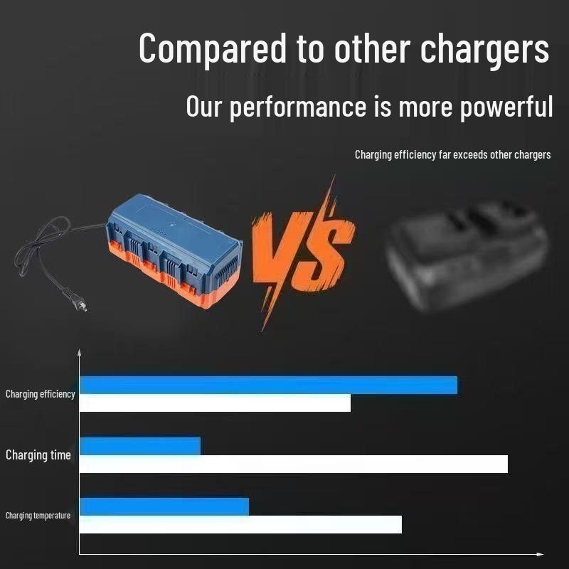 2106 Dayi A3 Socket Lithium Battery Electric Wrench Charger: 4-Seat Fast Charge, 1-to-4 or 1-to-6 Compatibility