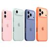 KEYSION Candy Color Matte Transparent Phone Case for iPhone 17 Pro Max Silicone+PC Shockproof Back Cover for iPhone 17 Pro 2025