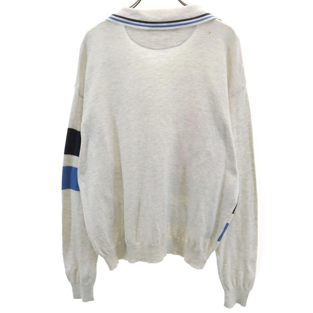 JC De CASTELBAJAC Made In Italy Looney Tunes Mark Anthony Long Sleeve Collared V-neck Sweater Men's Used