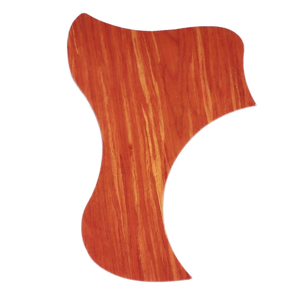 Acoustic Guitar Pickguard PVC Wood Grain Pattern Durable 3D Pickguard Scratch Plate Bird Shape