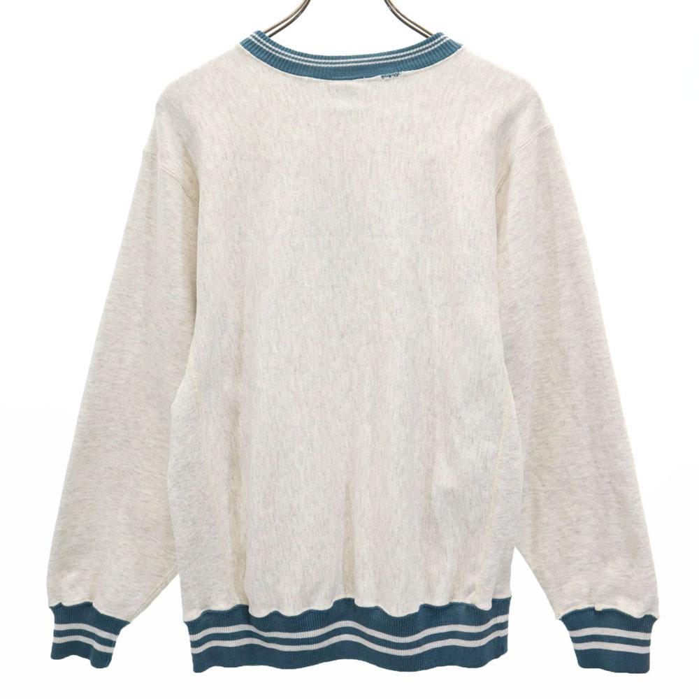 Champion Anii '90 Etichetă veche brodată fabricat în SUA Mânecă lungă Hanorac trainer Reverse Weave Bărbați Folosit