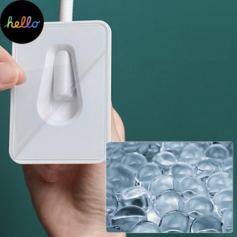 Universal Shower Head Holder Adjustable Self-Adhesive Showerhead Bracket With 2 Hooks
