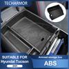 Center Console Tray Organizer for Hyundai Tucson 2025 ABS Armrest Storage Box