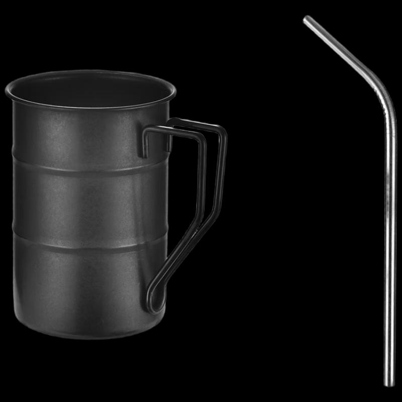 Retro Steel Camping Coffee Mug