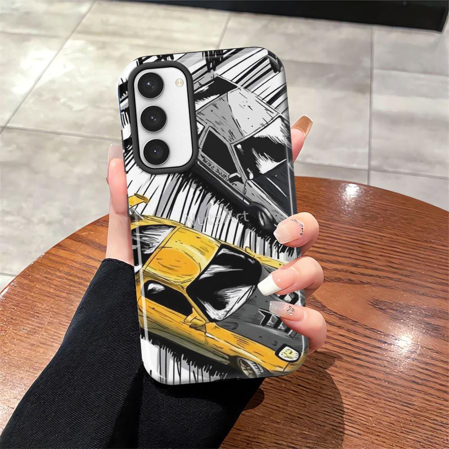 

Cool Car Patterns JDM Fashiom Phone Case for Samsung Galaxy S25 S25Ultra A16 S20 FE S23Ultra S24 Ultra A56 A36 A26 S23 Soft Galaxy S23+