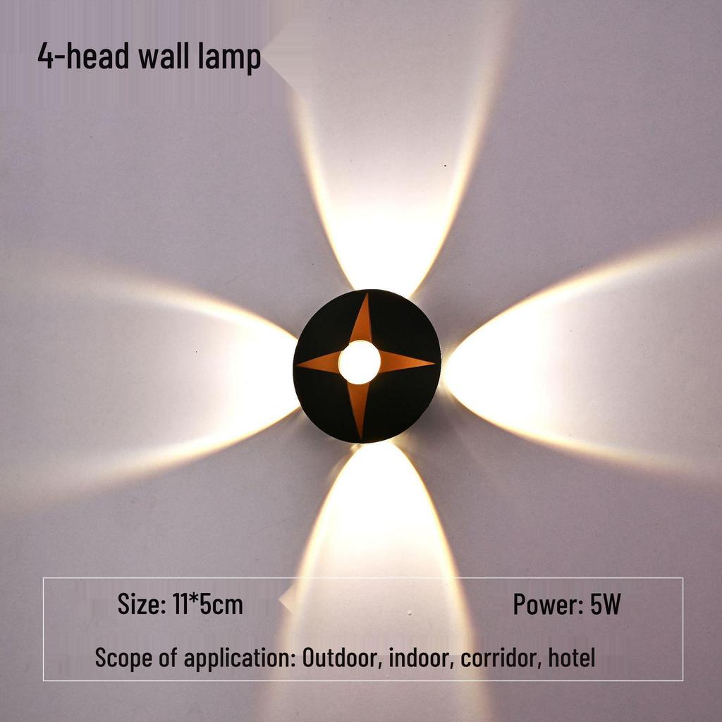 Airplane Series Outdoor Minimalist Wall Light for Villa, Courtyard, Balcony, Corridor, Aisle, or Stairway