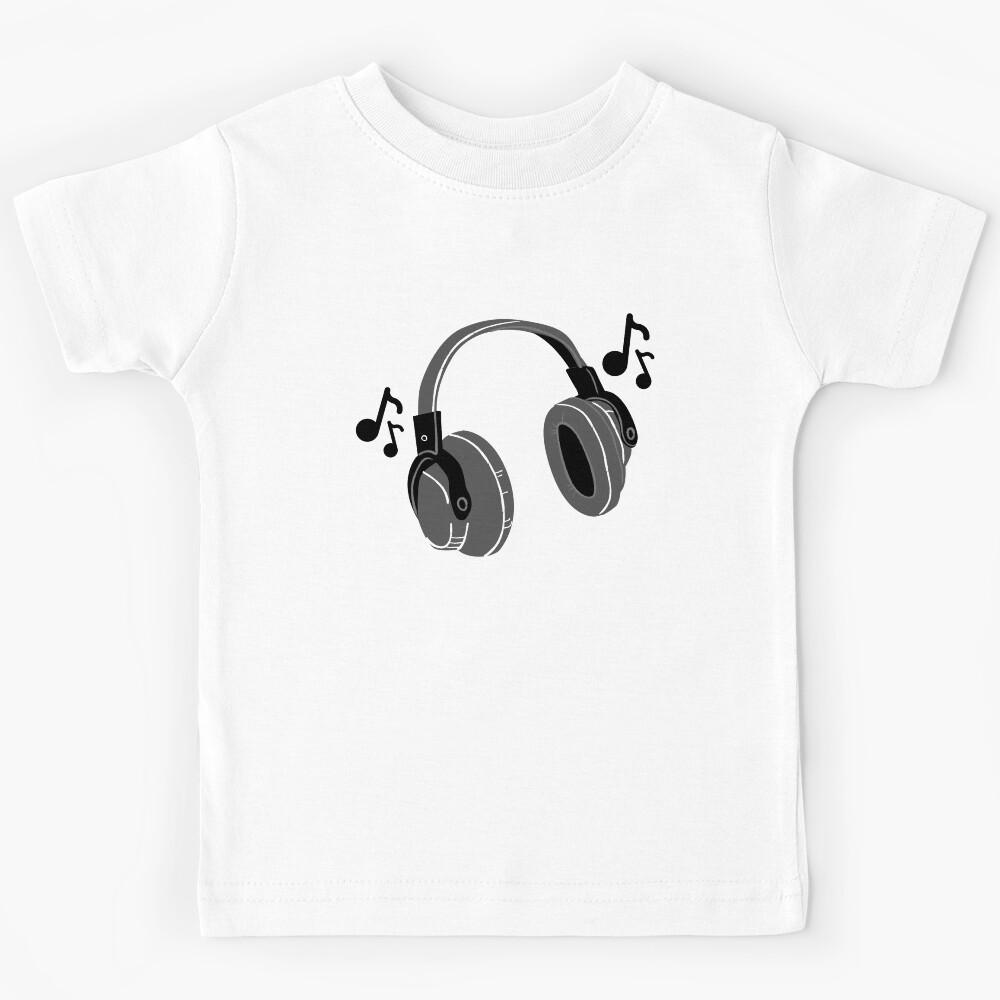 Music Headphones Kids T-Shirt 140