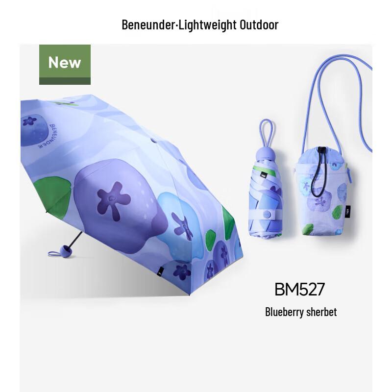 Banana Under UV Protection Five-Fold Sun & Rain Umbrella