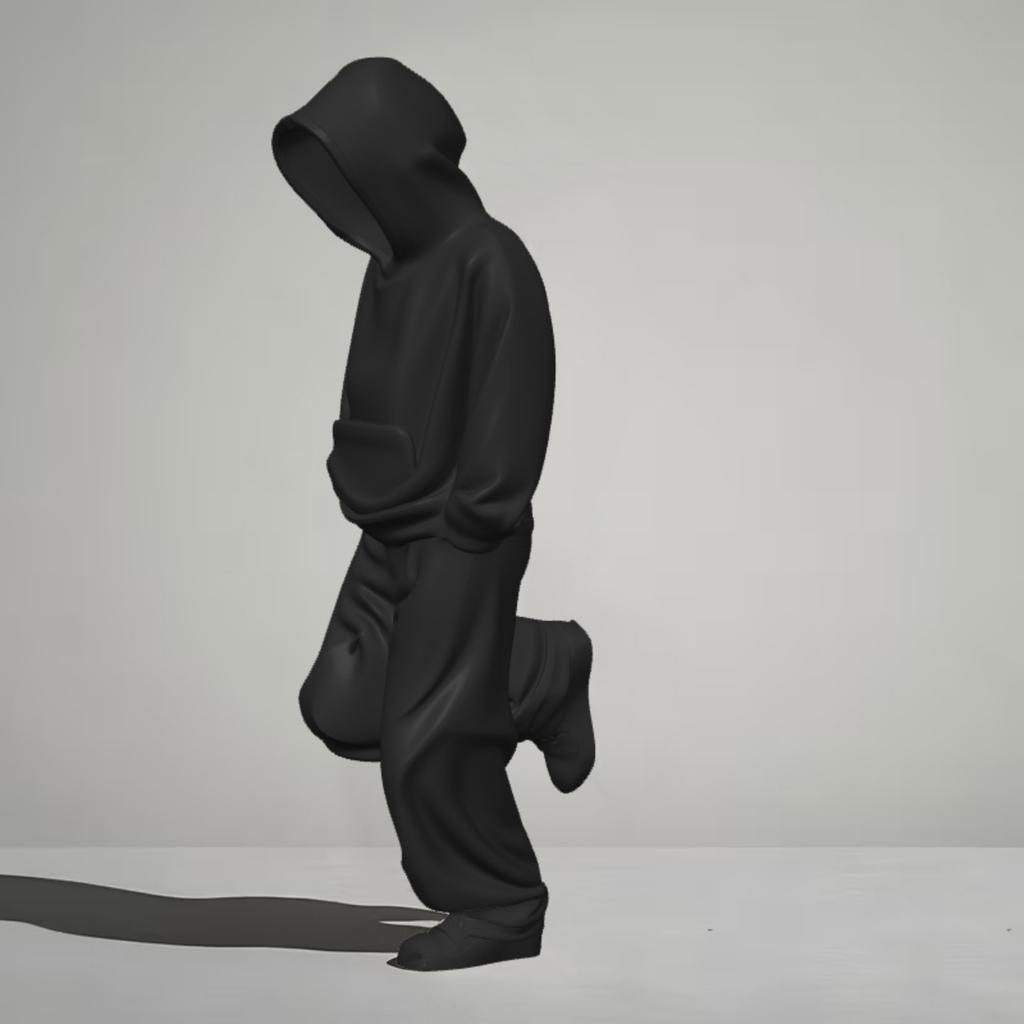 Faceless Thinker Figurine - Desktop Sculpture Statue for Home Decor, Abstract Collectible