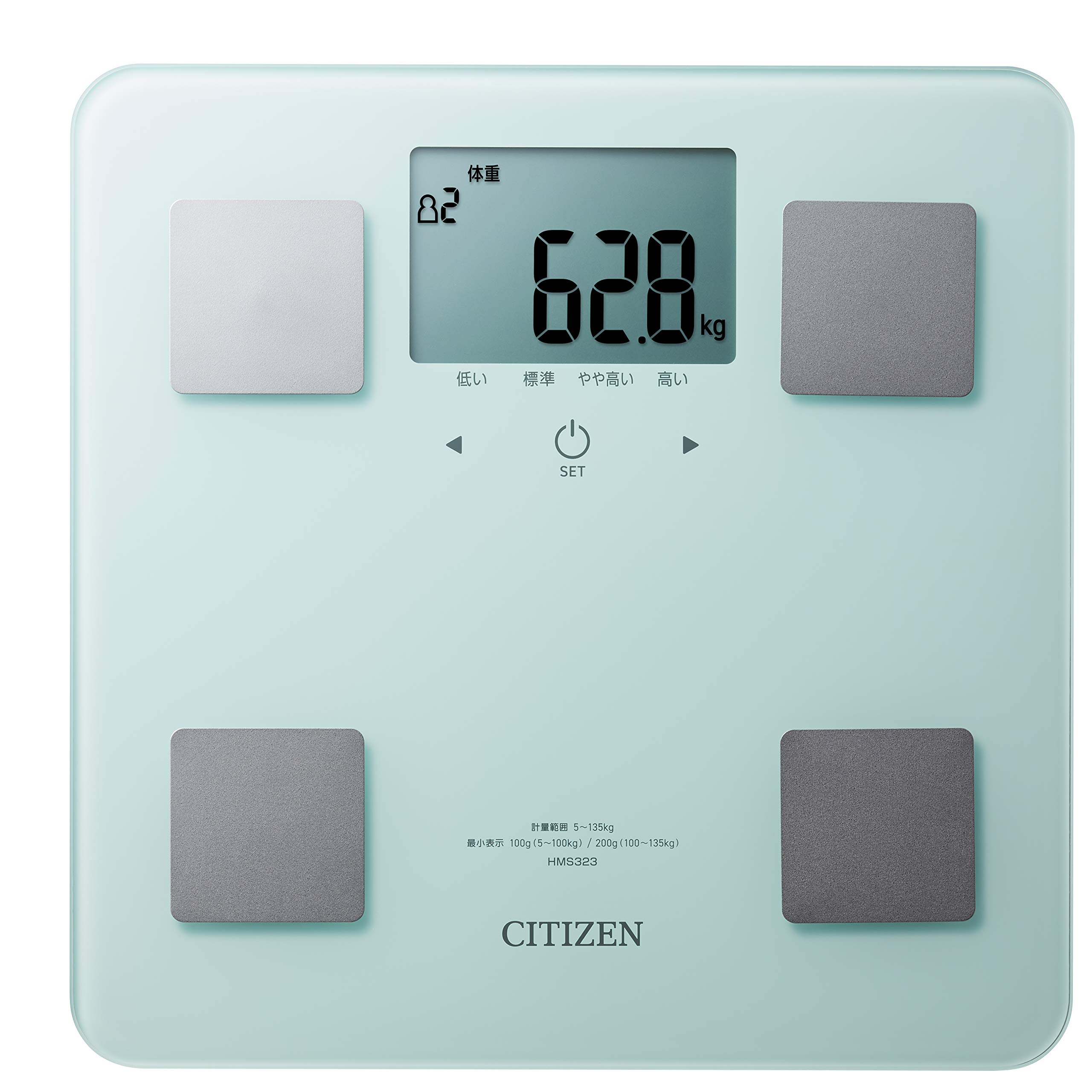 

CITIZEN Body Composition Monitor Peppermint HMS323-PM