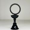 Glory_Arden [Unisex] Surgical Steel Black Metal Ball Ring / Gbsr-076