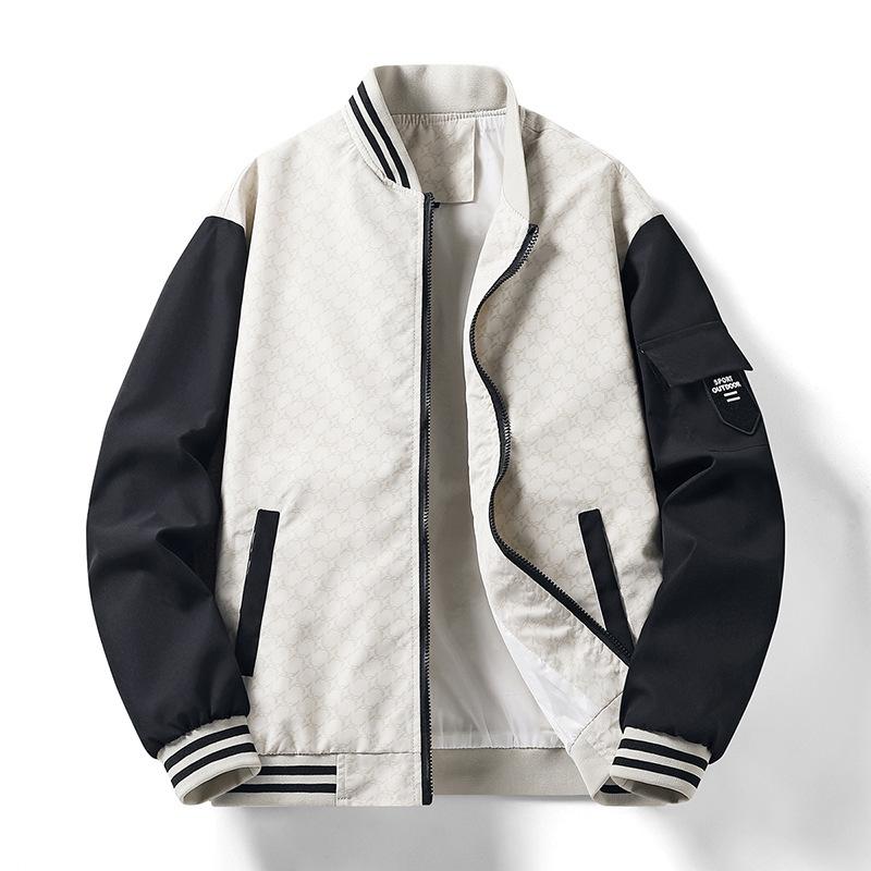 New Baseball Suit Casual Jacket Jacket Men's Versatile Top Wear-resistant and Comfortable