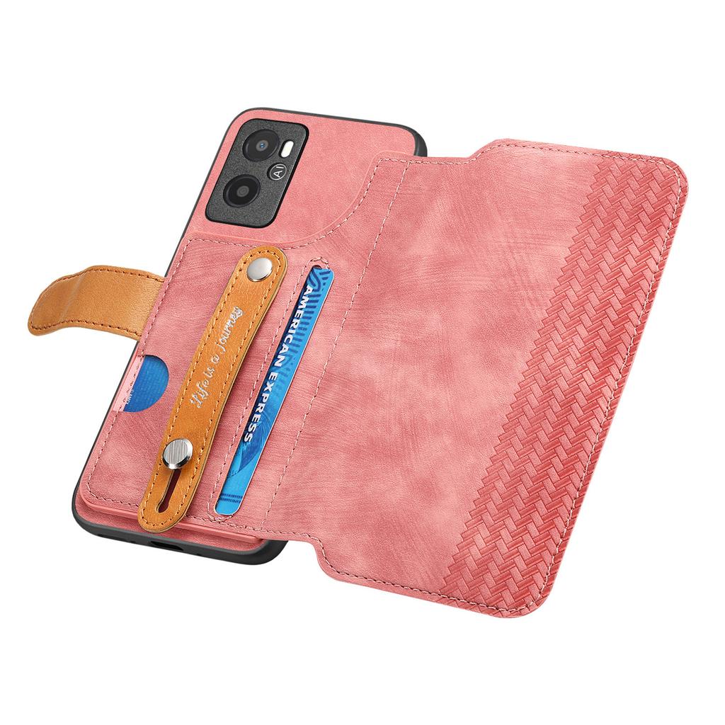 Ultimátní nárazuvzdorné pouzdro peněženka pro sérii Oppo. Realme 6/10/11/C15/C35/Oppo A53/A38/A57/A58/Reno10...| Držák karet + Stojánek + RFID ochrana