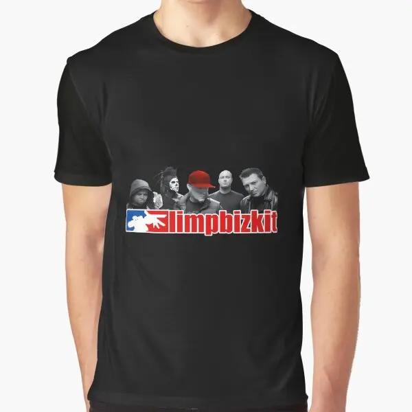 Hot Selling Limp Bizkit T Shirt Music Band Printing Summer Luxury Brand Pure Cotton Men's and Women's T-shirts Short Sleeves