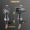 4 Wires E24 Motorcycle LED Turn Signals Light DRL Mini 8mm Retro Indicator Stop Lamp Flasher Blinker For Honda Suzuki Kawasaki