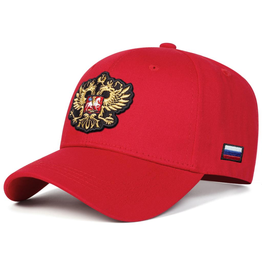 Double Headed Eagle National Emblem Baseball Hat Men's Outdoor Casual Hats Adjustable Cotton Travel Cap Sun Caps