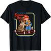 Pflege für Ihr Dämonenkatzen-Retro-T-Shirt mit schwarzem Humor