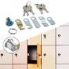 Cam Lock Mailbox Accessories With 5 Keys Zinc Alloy