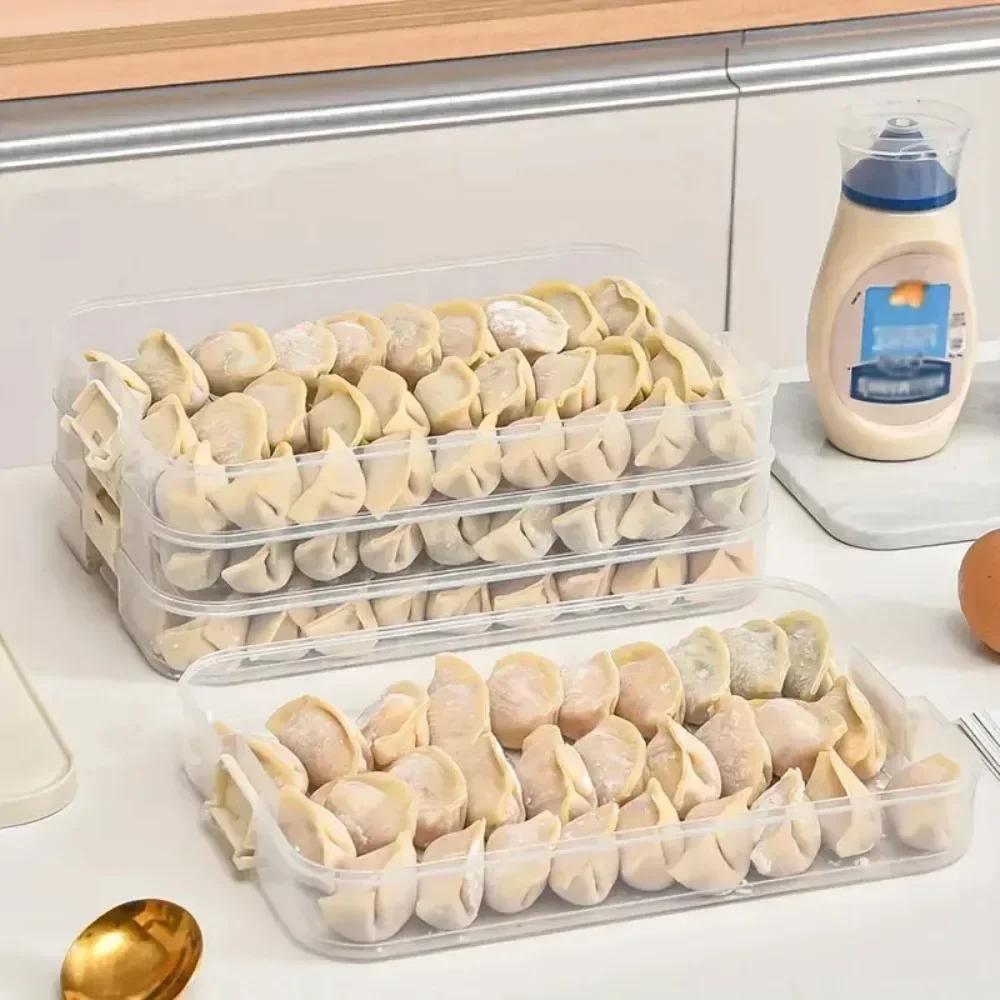 Refrigerator Food Storage Box Practical Simple Organizers Leak-Proof Portable Food Kitchen Travel Reusable Plastic Storage Boxes