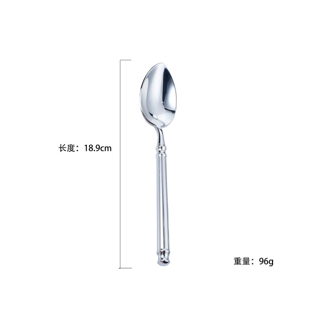 Q6 Roman knife, fork and spoon 304 stainless steel thickened western knife and fork legendary style thick steak knife, fork and spoon set