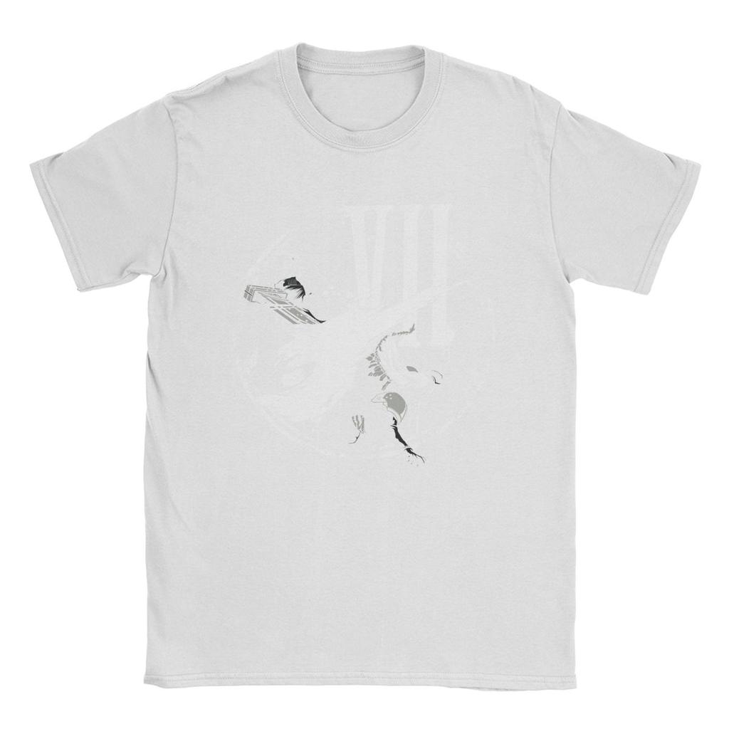 Last Showdown Final Fantasy T Shirts Men Pure Cotton Novelty T-Shirts Round Neck Tee Shirt Short Sleeve Clothes Plus Size