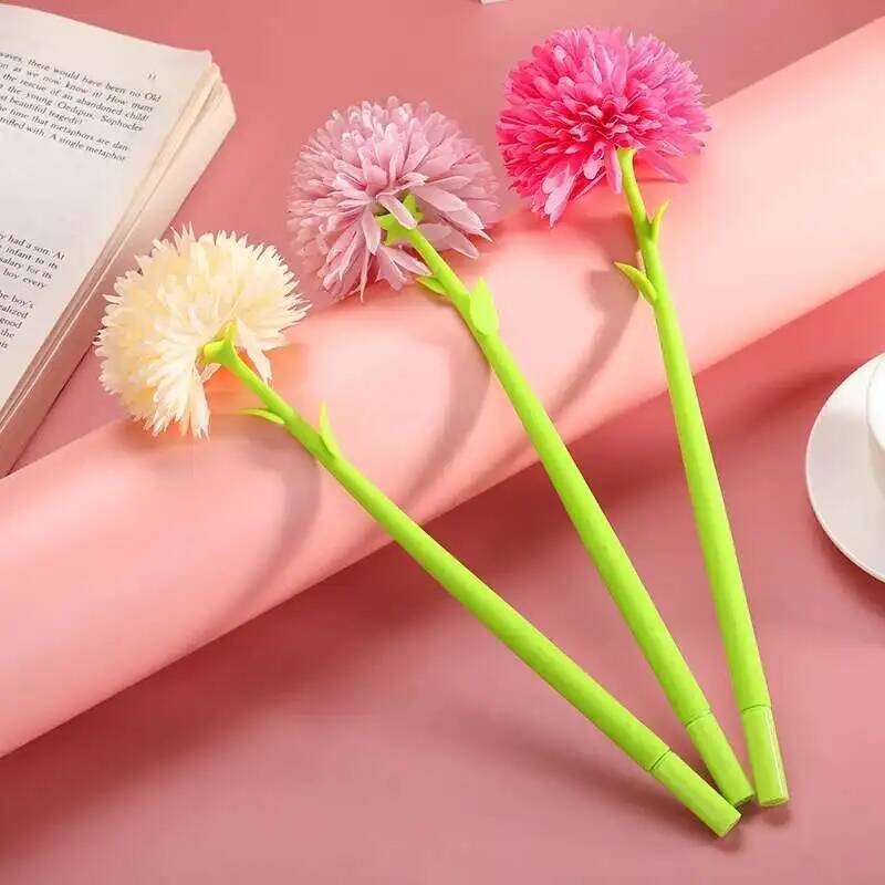 1 Piece Cute Flower Gel Office School Supplies Stationery Creative Sweet Pretty Lovely Soft Pen