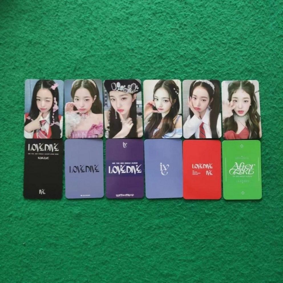 IVE Jang Won-young Mini-Album Switch Idol-Merchandise Fotokarte Pyjama-Häschen-Decke Live-Karte WM2.0 Album-Fotokarte 54 Stück