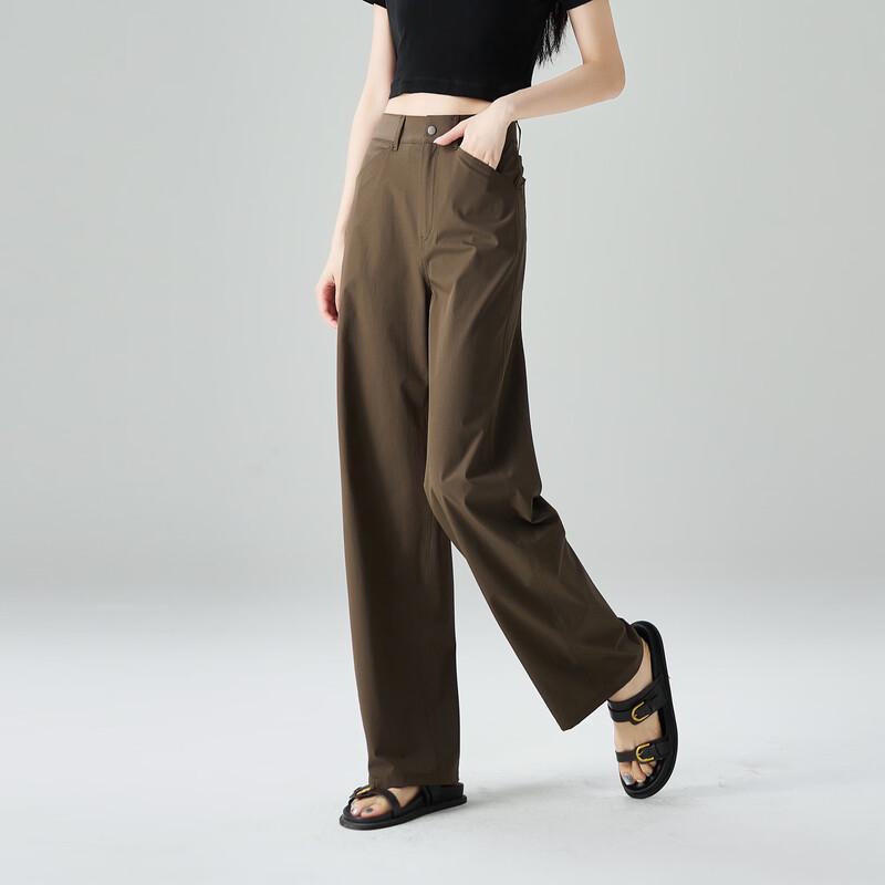 SOFSIL Women's High-Waist Wide-Leg Casual Trousers
