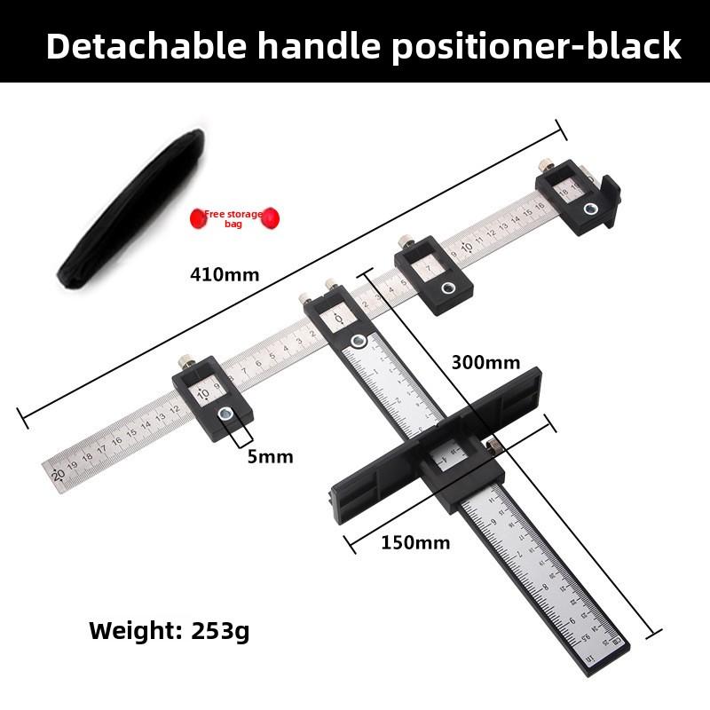 Professional Door Handle Pulls Installation Tool Kit Adjustable Self Centering Drill Guide Jig for Cabinet Wardrobe Knob