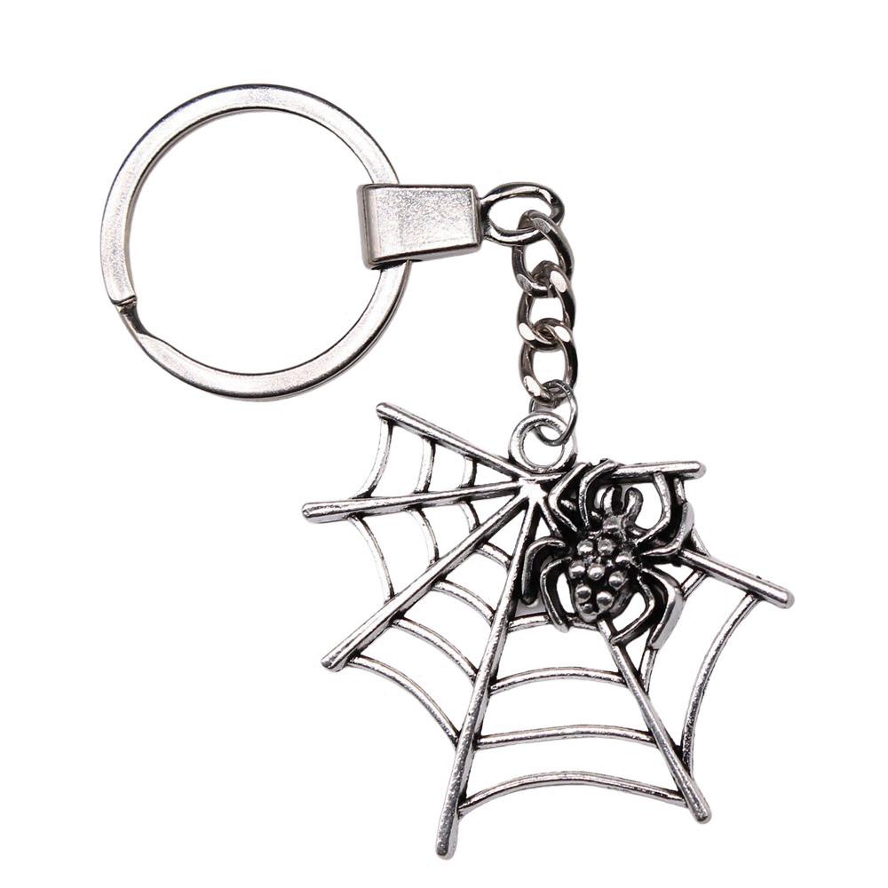 30mm Keychains Bat Cross Skull Vintage Jewelry Supplies QY006