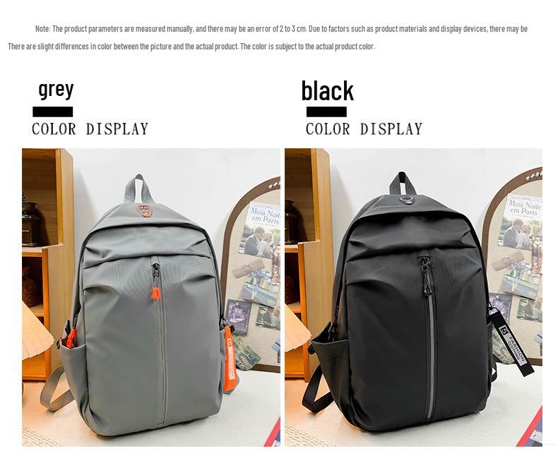 Versatile Cross-Border Backpack: Large-Capacity, Casual & Simple Design for College Students, Commuting, Short Trips & Men's School Use