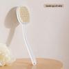 Japanese Silicone Long-Handle Detachable Bath Brush - Two-in-One Back Scrubber