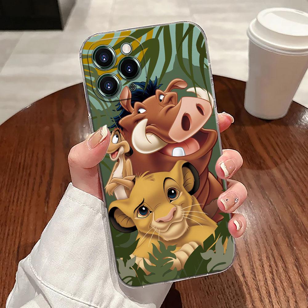 The Lion King HAKUNA MATATA Transparent Phone Case For iPhone 17 Pro Max 17E 11 12 13 14 15 16 Pro Max Plus 17 Air 16E 7 X Cover
