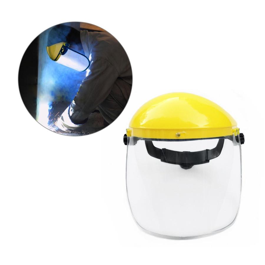 Safety Protective Mask Clear Head-mounted Face Eye Shield Screen Grinding