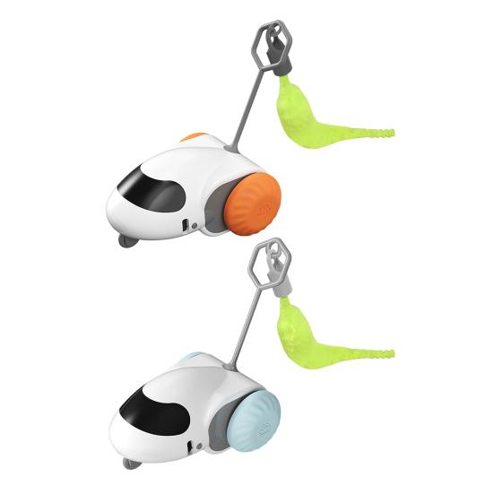 Turbo Tail Cat Teaser Automatic Moving Mouse Cat Toy Electric Interactive Turbo