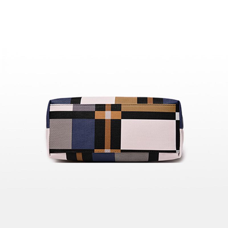 Projektanci Torebki Damskie PU Leather Top-Handle Bolsas Torby damskie na ramię o dużej pojemności Casual Splice Tote Bag