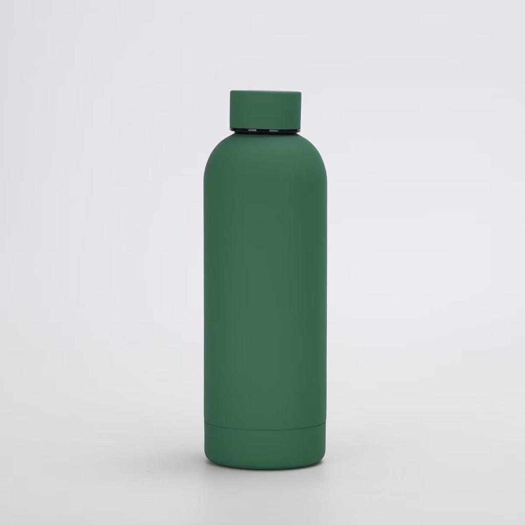 Sport-Thermosflasche aus mattiertem Edelstahl - Großes Fassungsvermögen, Güteklasse 304.