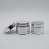 20g Electroplated Silver Glass Cream Jar: Sealed Cosmetic Sample Bottle for Face and Eye Creams & Lotions