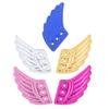1 Pair Kids Foils Shoes Sneaker Angel Wing Girls Boys Clothing Decor DIY Accessories