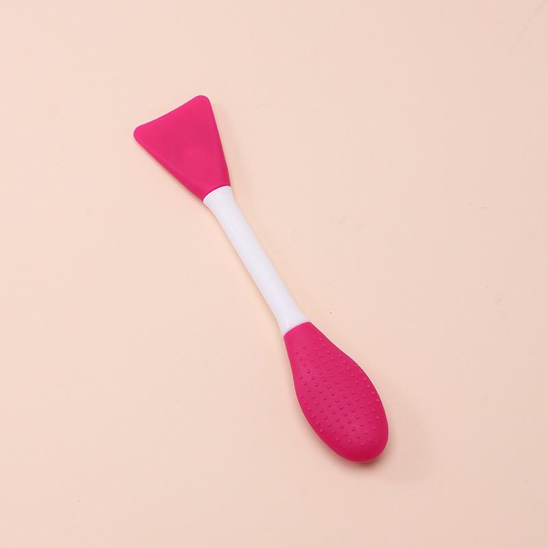 Dual-Head Silicone Facial Brush & Scraper - Deep-Cleaning Mask & Pore Cleanser