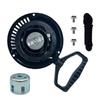 Replacement pull starter for snow blowers RM2610 247 299340 and 524SWE models includes screws rope and pull tray components