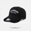 New embroidered large brim cap women's spring and summer versatile baseball cap wide brim sunshade small hat