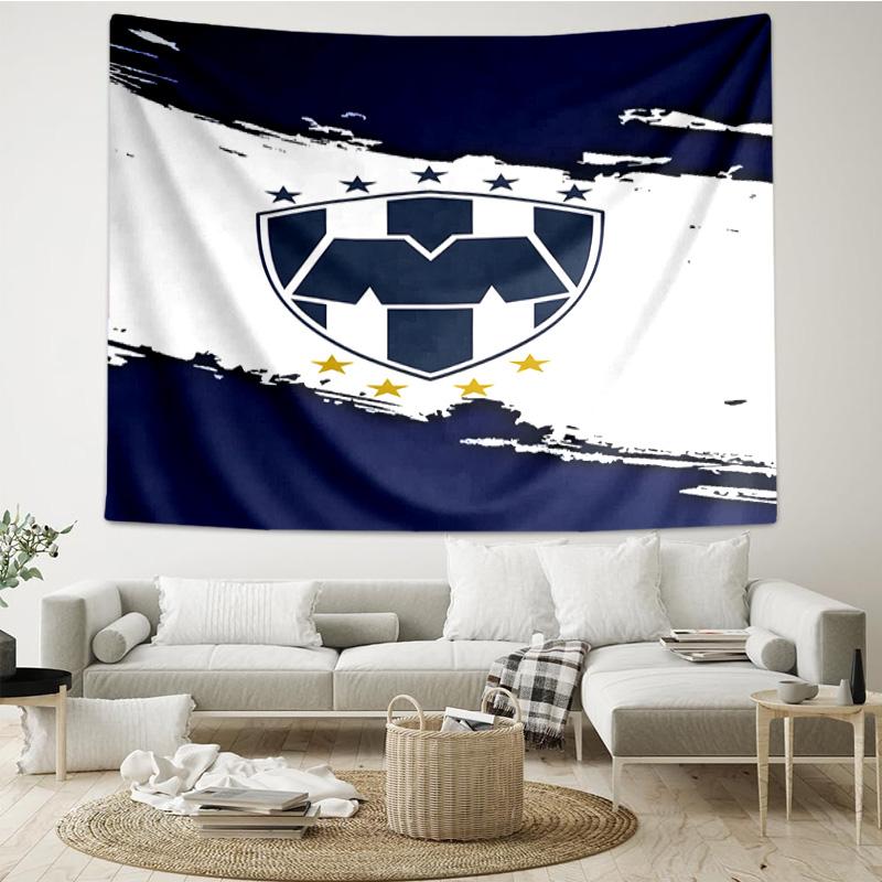 Football Club Emblem Tapestry Hanging for Bedroom,Livingroom, Playroom,Decor Art Room Wall Tapestry Holiday and Birthday Gifts