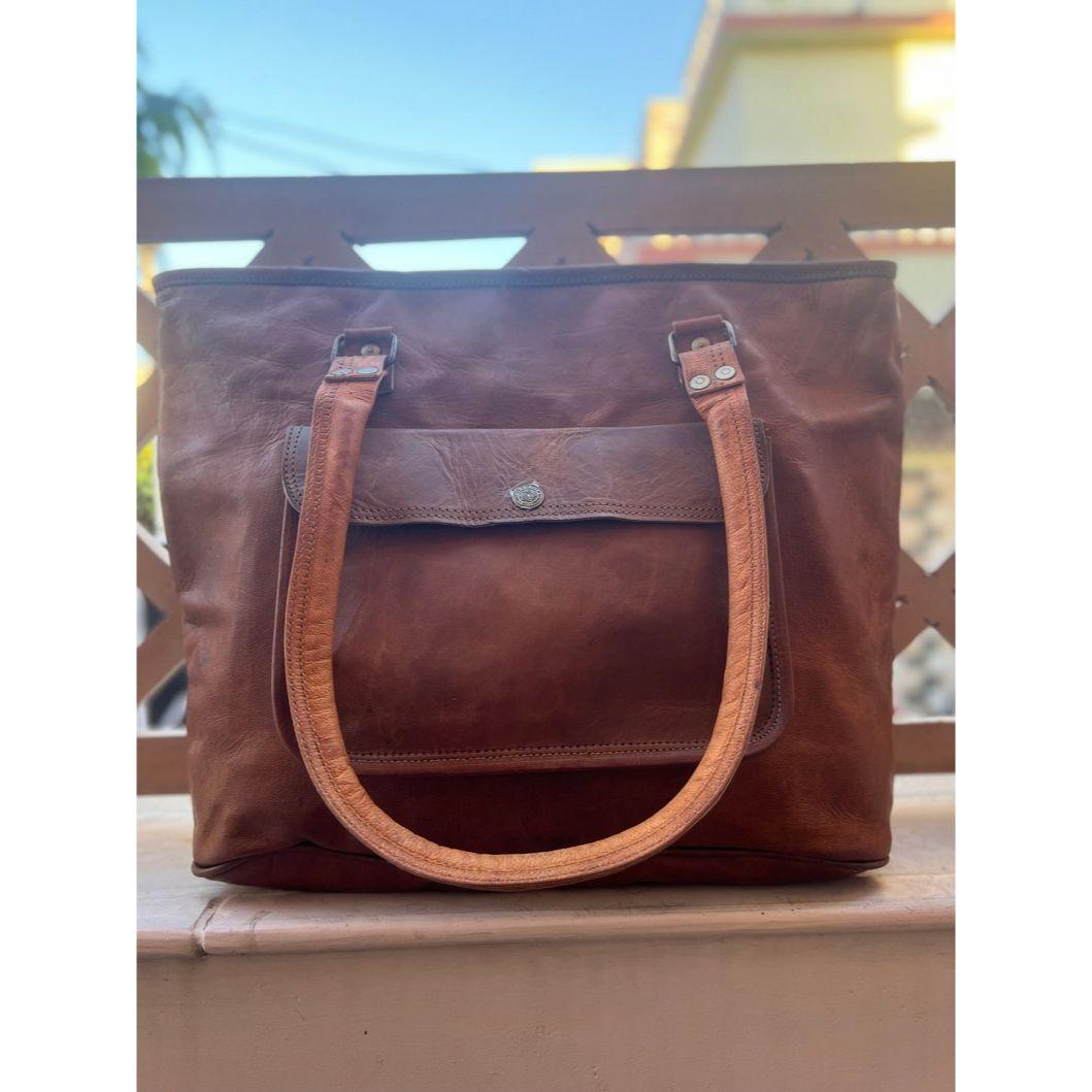 

Кожаная большая сумка, женская сумка, кошелек, сумка для покупок, дорожная сумка, сумка через плечо, сумка для ноутбука для женщин 12 x 5 x 16 in коричневый