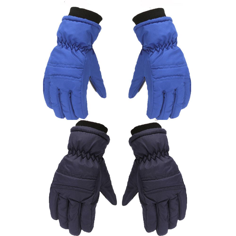Kinder Winddichte Winter Skihandschuhe, Dicke Rutschfeste Kälteschutz für Outdoor Radfahren, 2 Paar