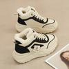 Winter new high-top cotton shoes student ins thick-soled velvet sports snow boots Q