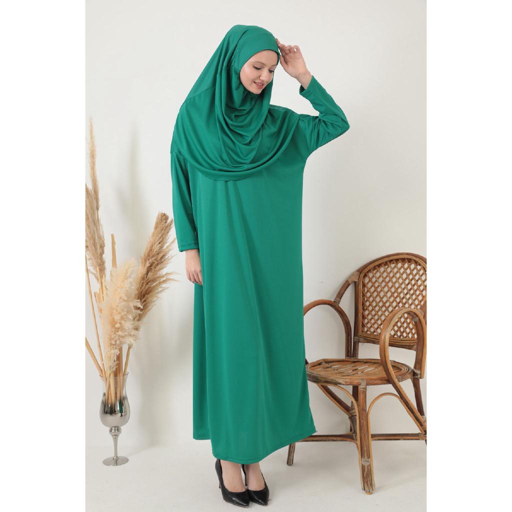 Rochie de rugăciune neagră dintr-o singură bucată, ușor de utilizat, cu basic