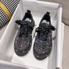 Fashion Luxury Designer Autumn Water Diamond Women Sneakers Thick Bottom Shining Crystal Casual Sports Shoes Trendy zapatillas mujer