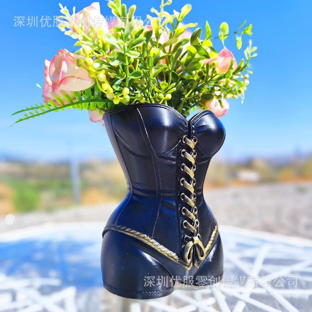 

3D Расписной Горшок для Растений с Поясом и Цветком, Лента-Бант, Украшение для Растений, Элегантный Декор, Кашпо с Дизайном Бабочки, Горшок для Суккулентов